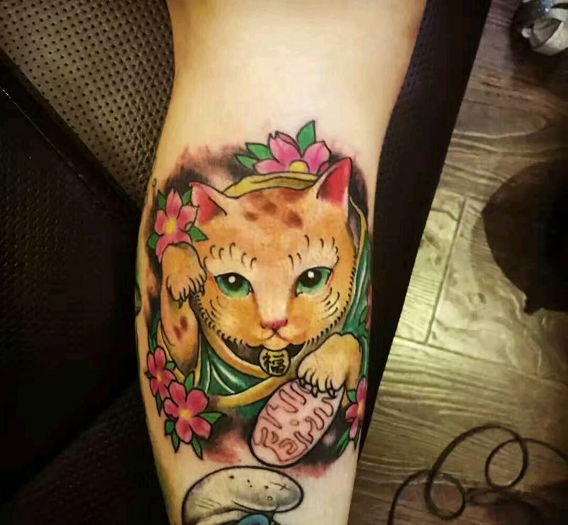 西安共享刺青店纹身图片_肩部胸部纹身图案