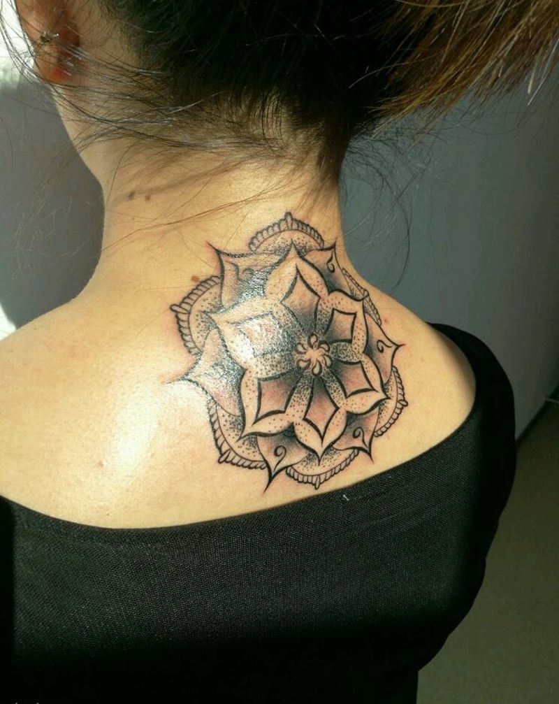 原创梵花（曼陀罗）纹身图片