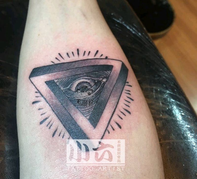 原创上帝之眼纹身图片