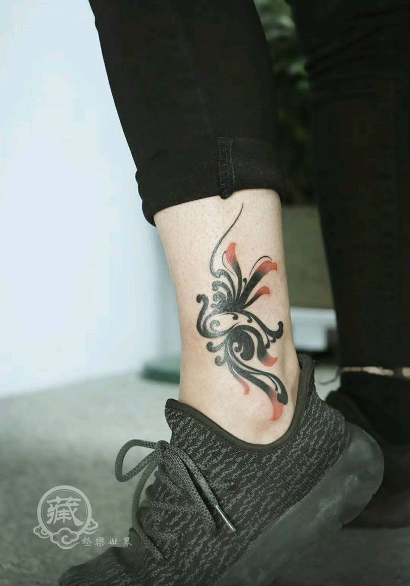 遮盖旧纹身纹身图片_脚部纹身图案