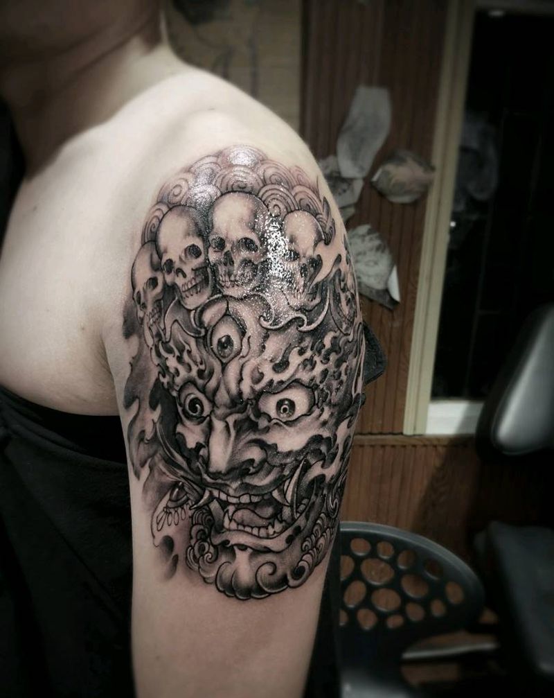 大黑天纹身图片