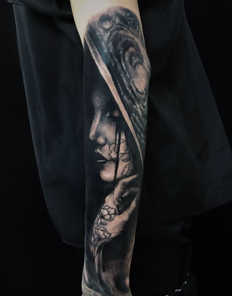 欧美纹身图片_欧美写实纹身图案