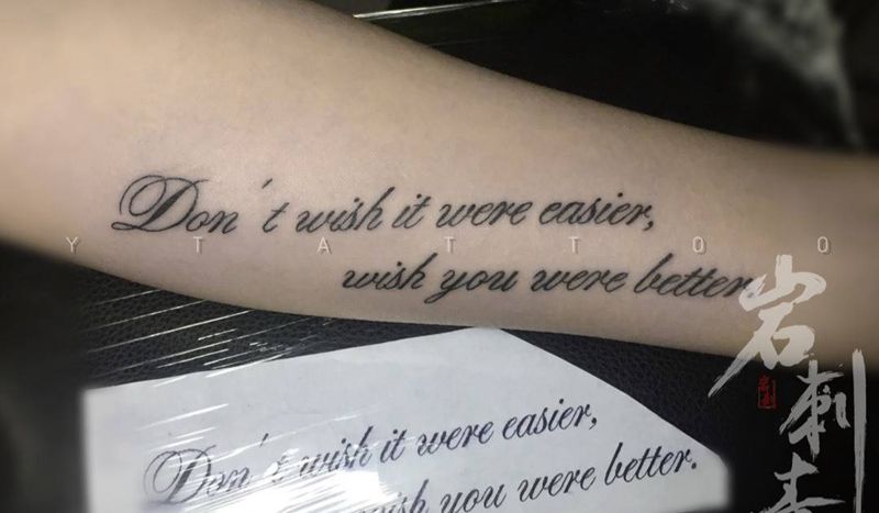 字母纹身图片_成品手臂欧美字符纹身图案