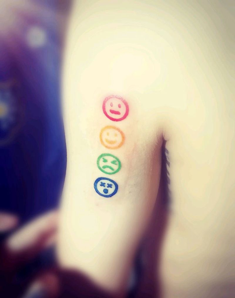 表情纹身图片