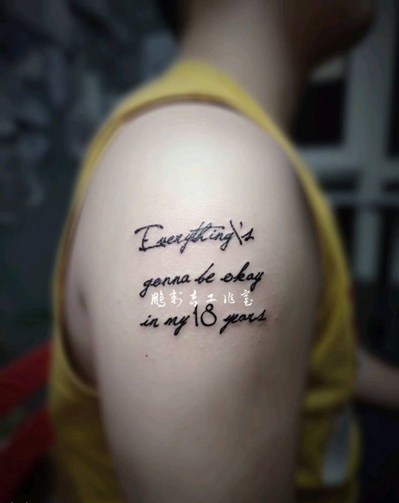 英文纹身图片_手臂纹身图案