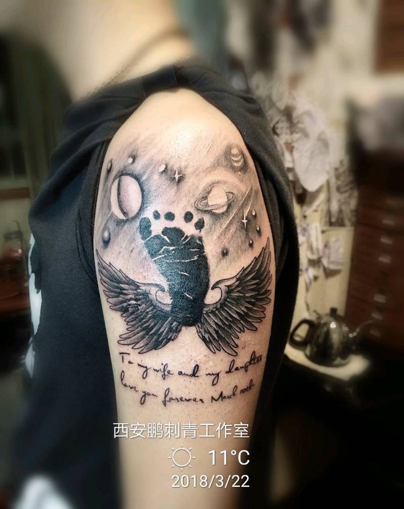 父爱纹身图片_原创纹身图案