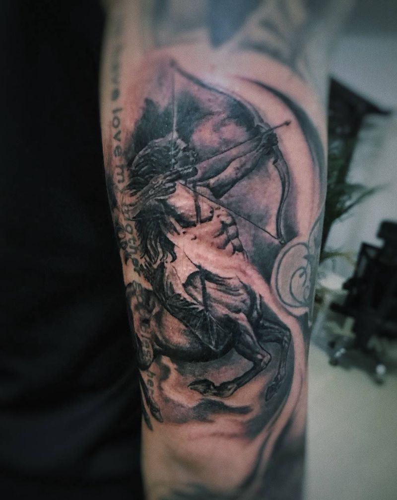 射手座纹身图片