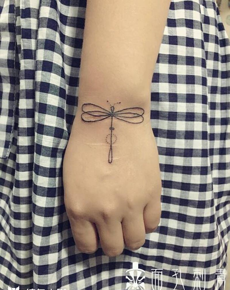 蜻蜓纹身图片