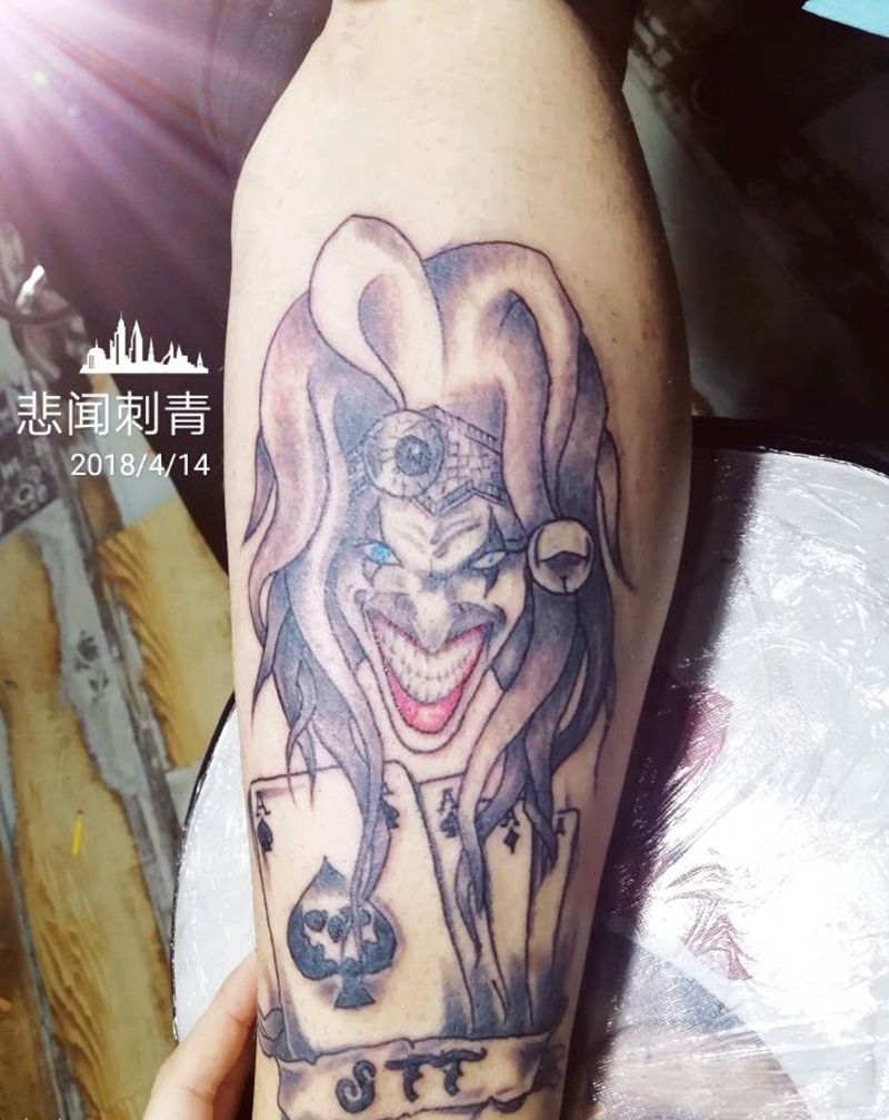 小丑纹身图片