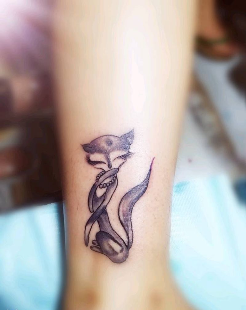 小狐狸纹身图片