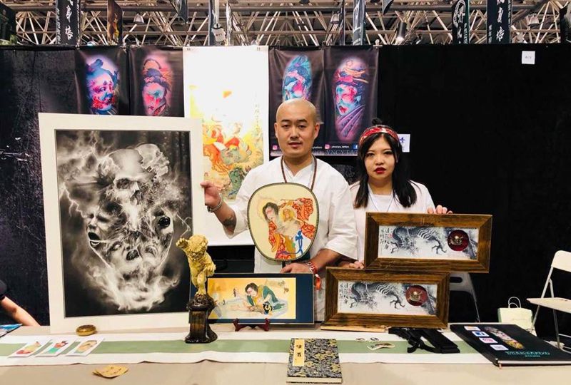 廊坊国际纹身展纹身图片_艺奴刺域原创成品纹身图案