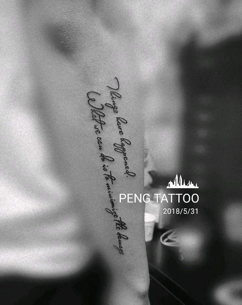 英文小清新纹身图片_清新纹身图案