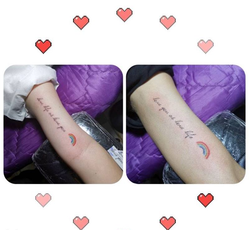 爱情纹身图片_手臂纹身图案