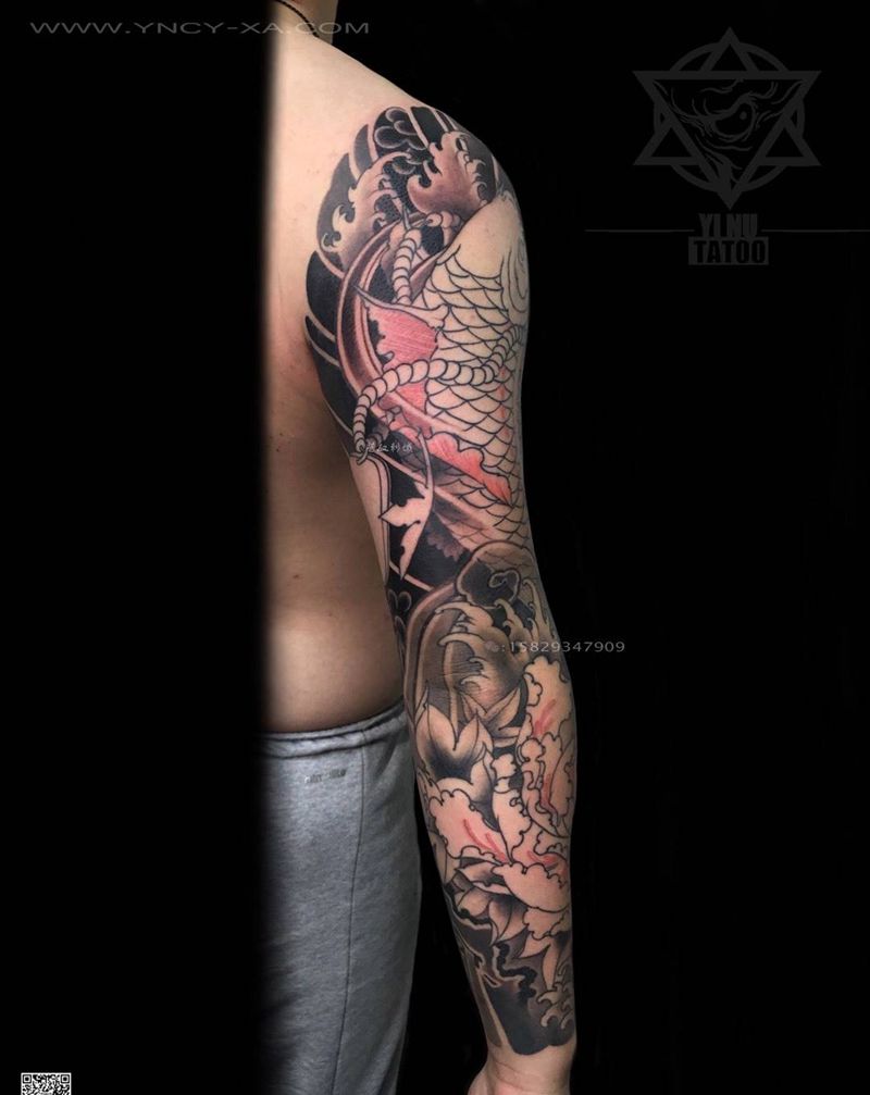 和尚老师原创花臂    未完待续 