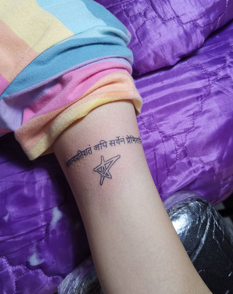 简简单单纹身图片_手臂纹身图案