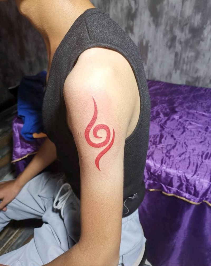 图腾纹身图片_臀部纹身图案