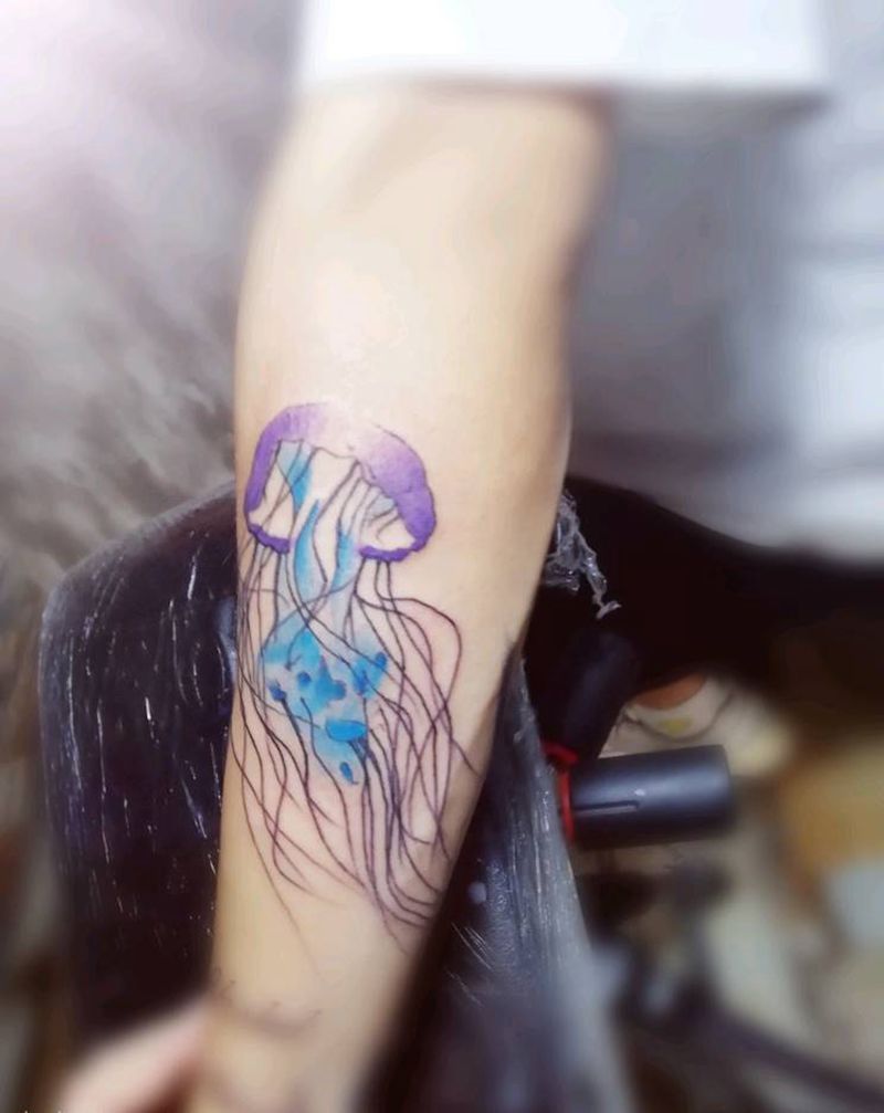 水母纹身图片