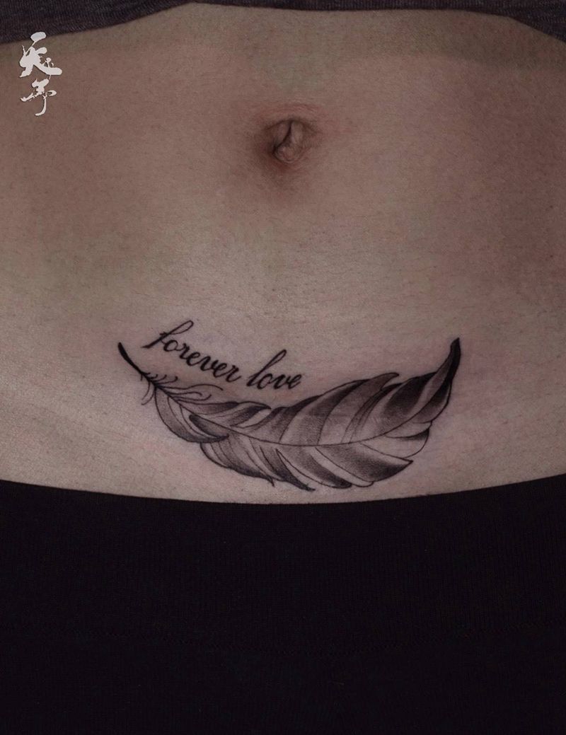 西安天予刺青黑灰作品纹身图片