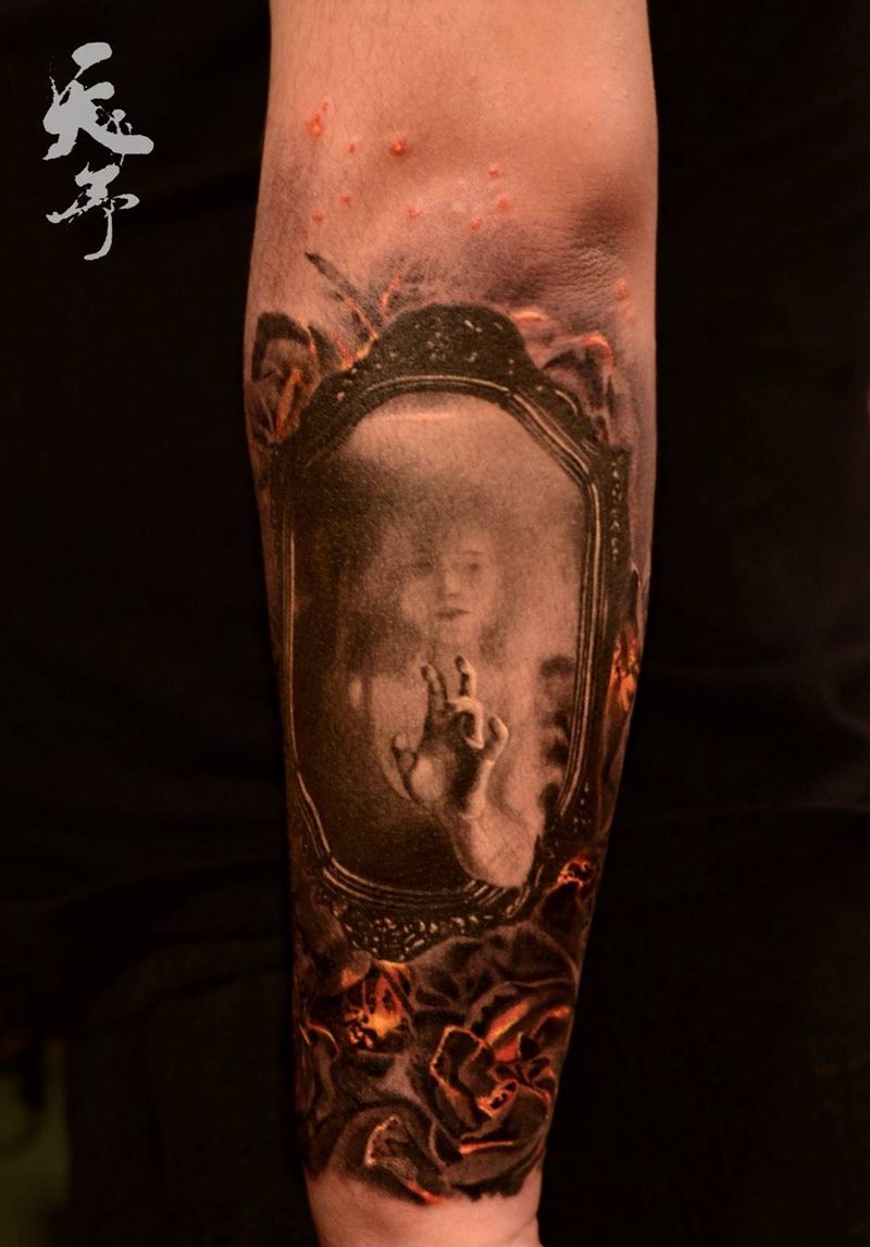 西安天予刺青写实作品纹身图片