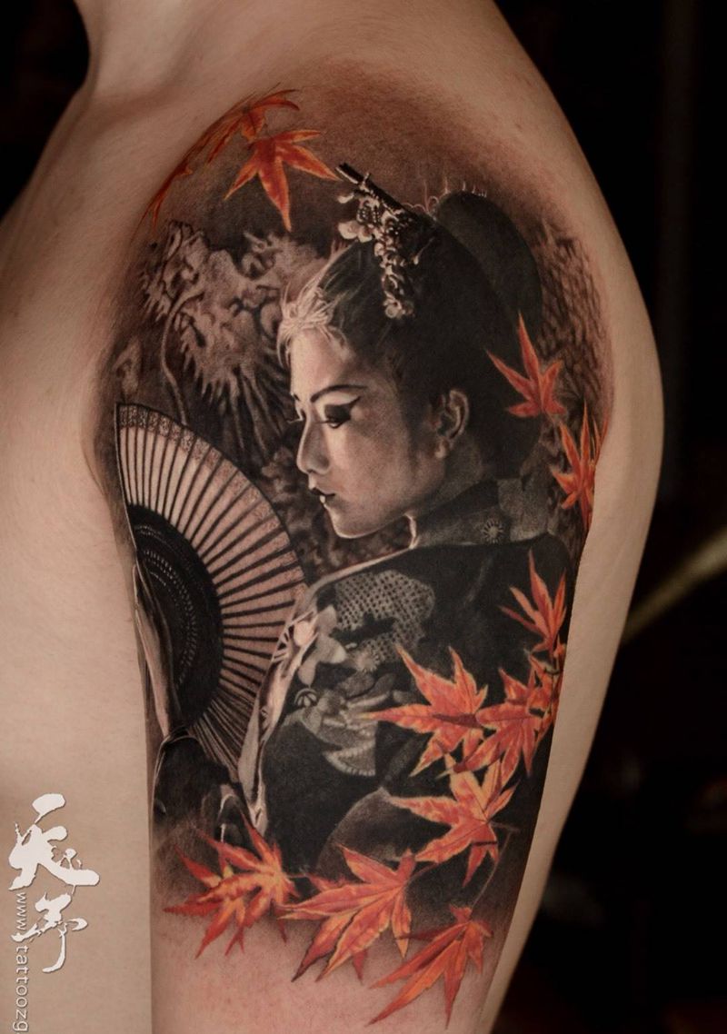 西安天予刺青写实作品纹身图片