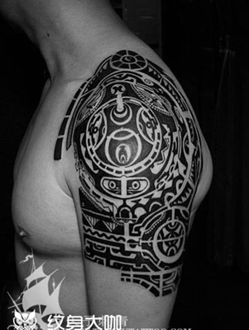 西安天予刺青文字图腾作品合集纹身图片_西安图腾几何字符原创习俗成品纹身图案