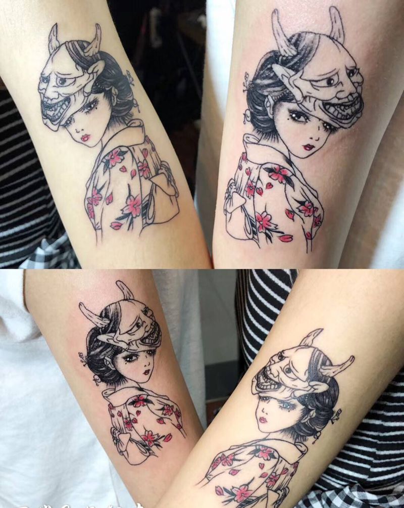 纹身纹身图片_手臂肩部纹身图案