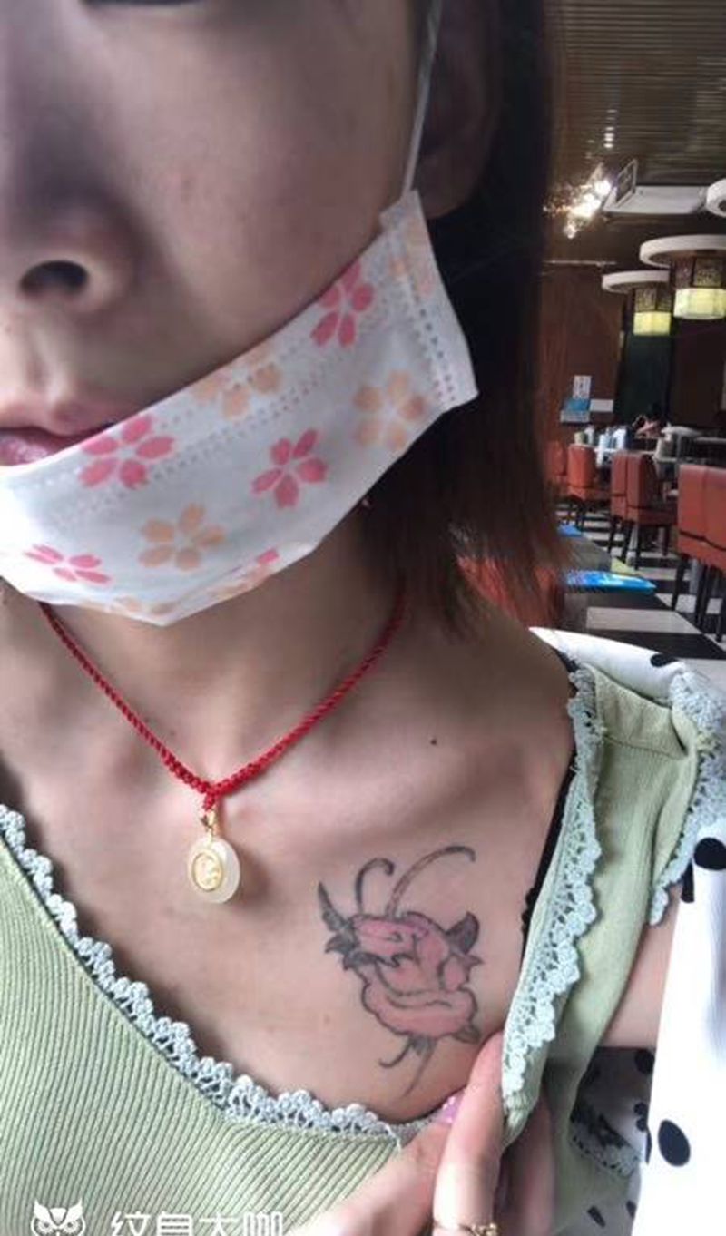 修改纹身图片_肩部纹身图案