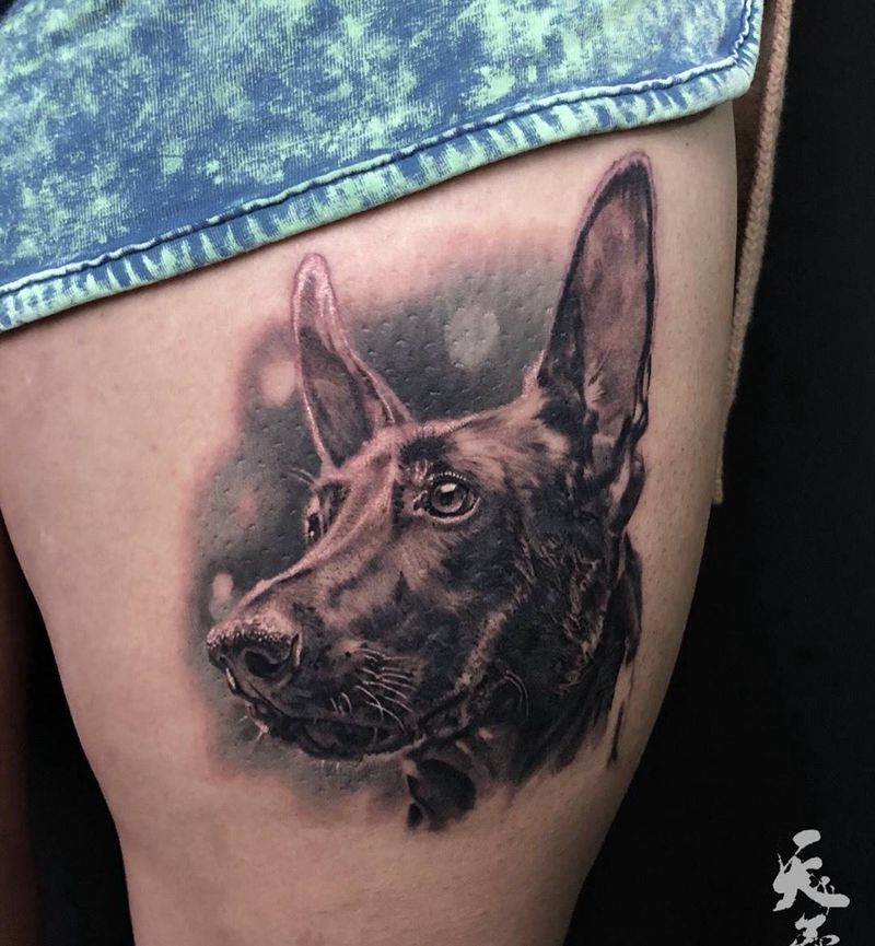 天予刺青写实作品纹身图片