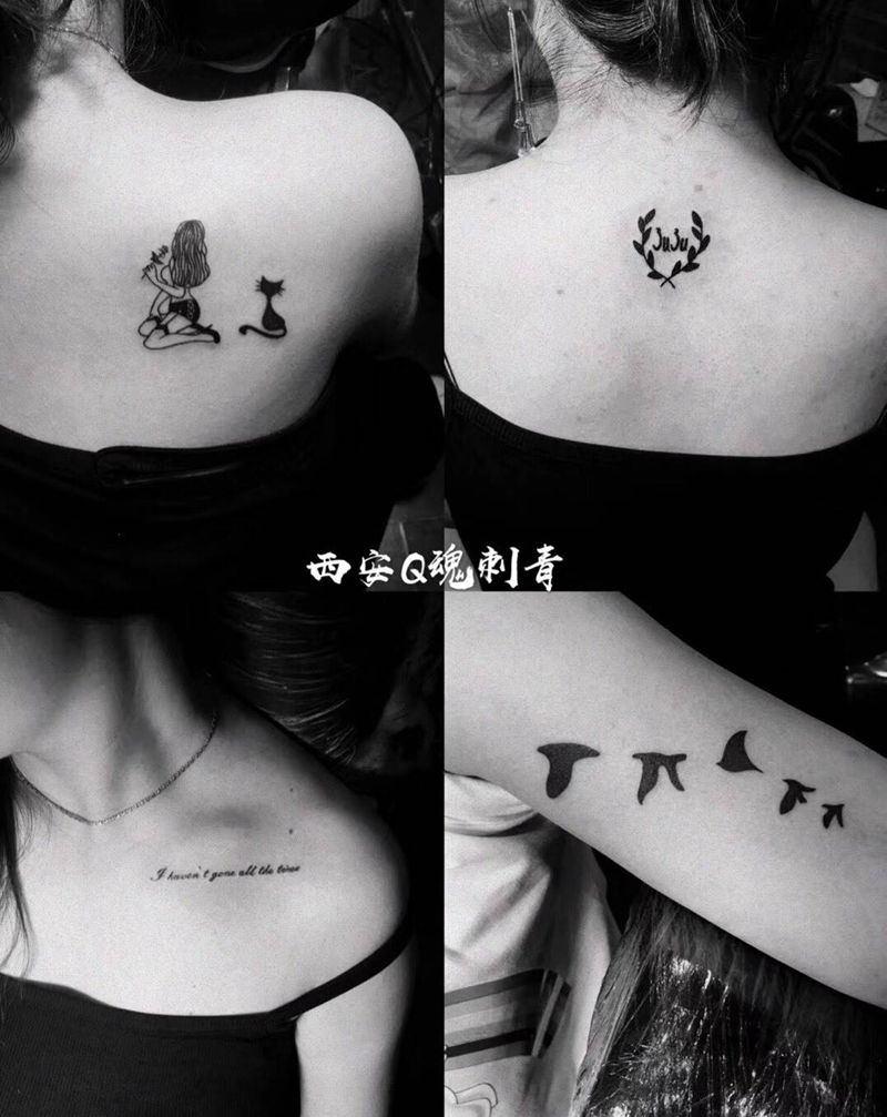 小清新纹身图片