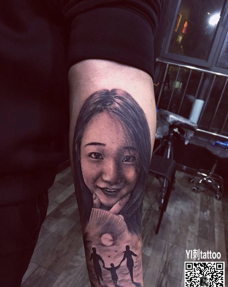 肖像纹身图片