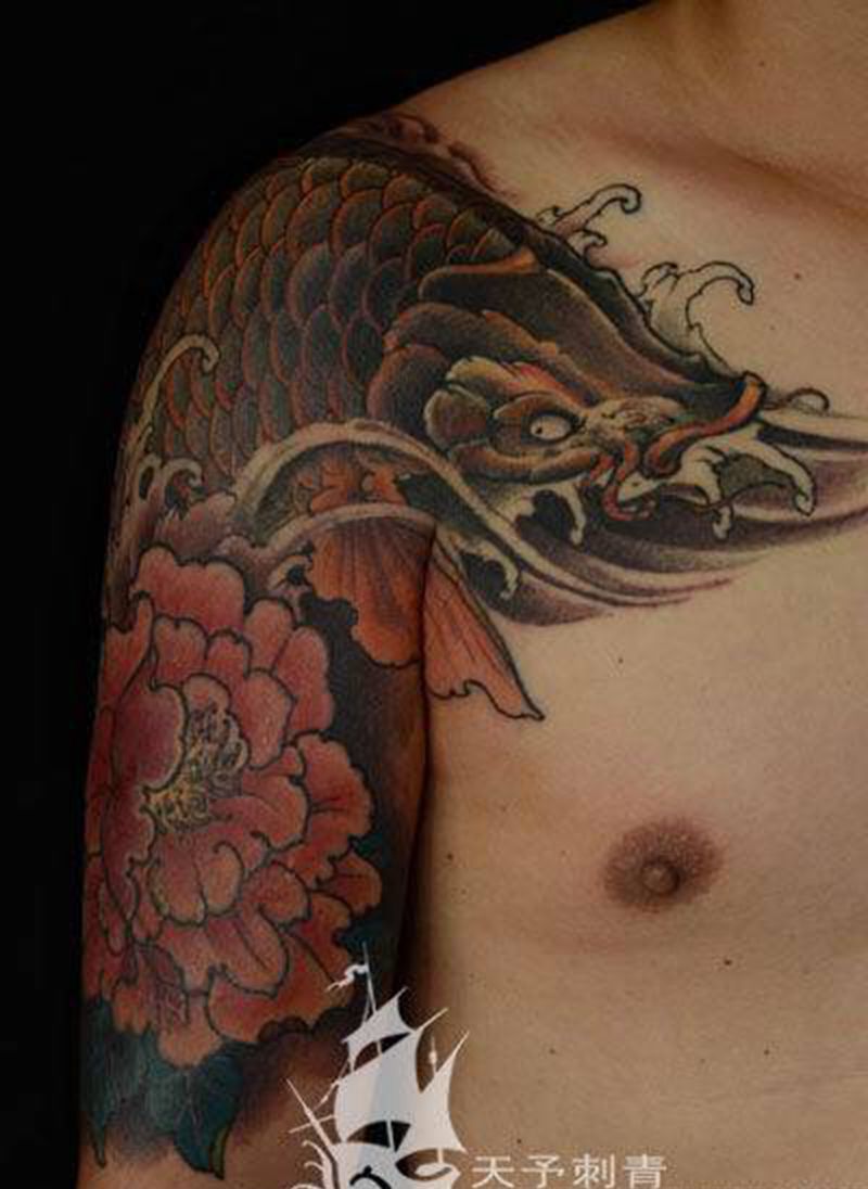 西安天予刺青修改覆盖作品合集纹身图片_遮盖修改原创西安纹身图案