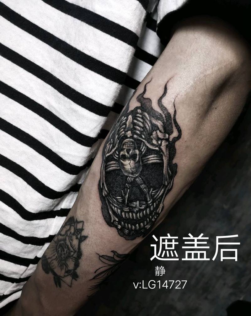 遮盖纹身图片_手臂纹身图案