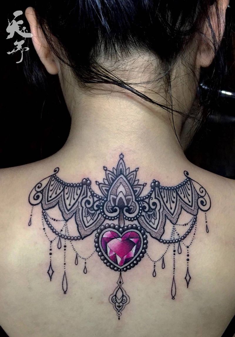 西安天予刺青彩色作品纹身图片