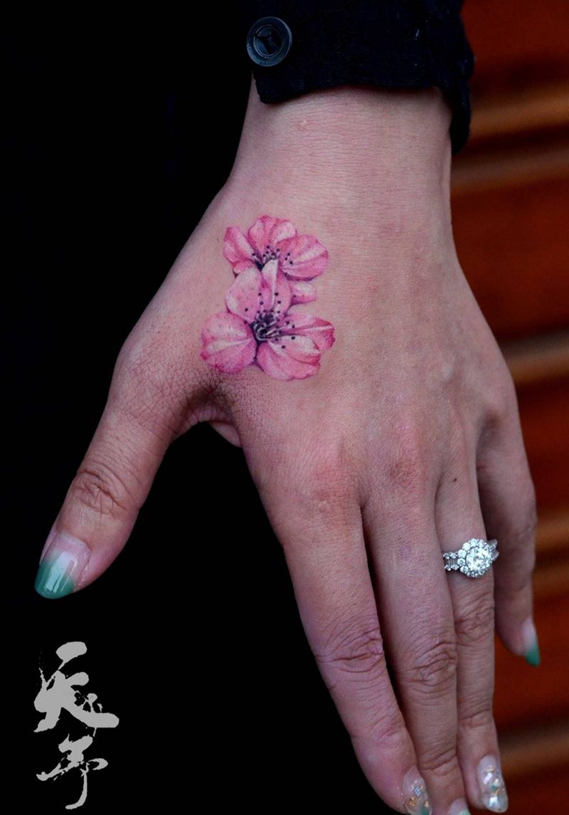 西安天予刺青彩色作品纹身图片