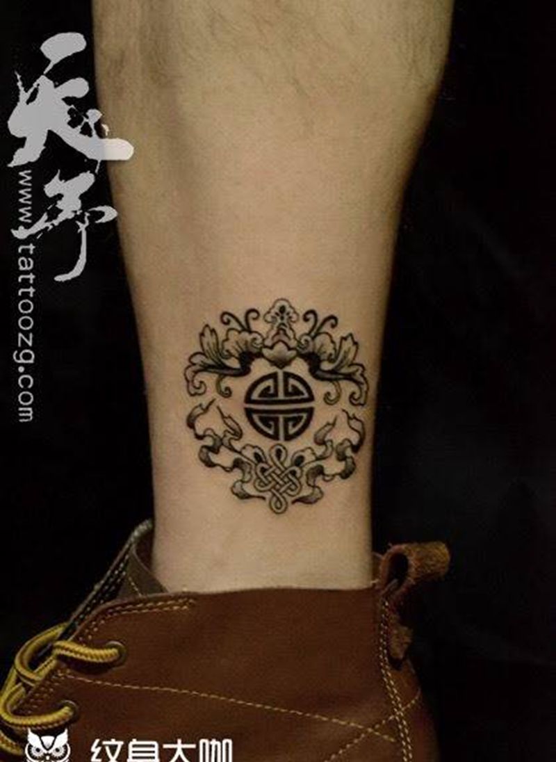 西安天予刺青文字图腾作品合集纹身图片_西安图腾字符原创动物成品纹身图案