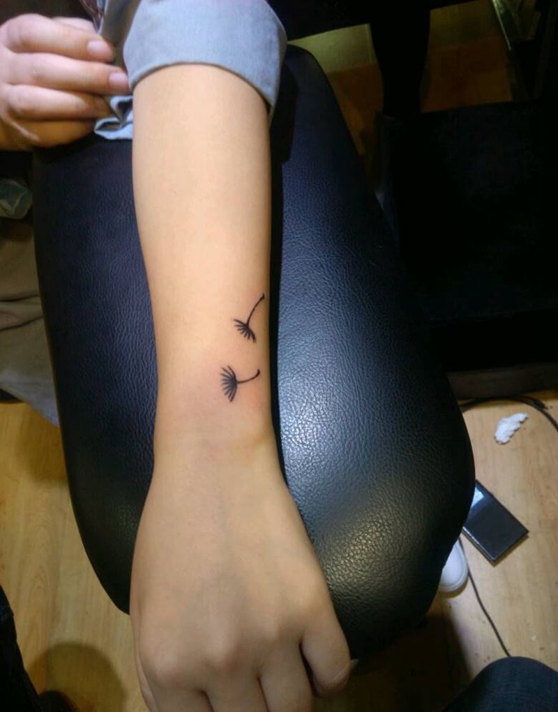 蒲公英纹身图片