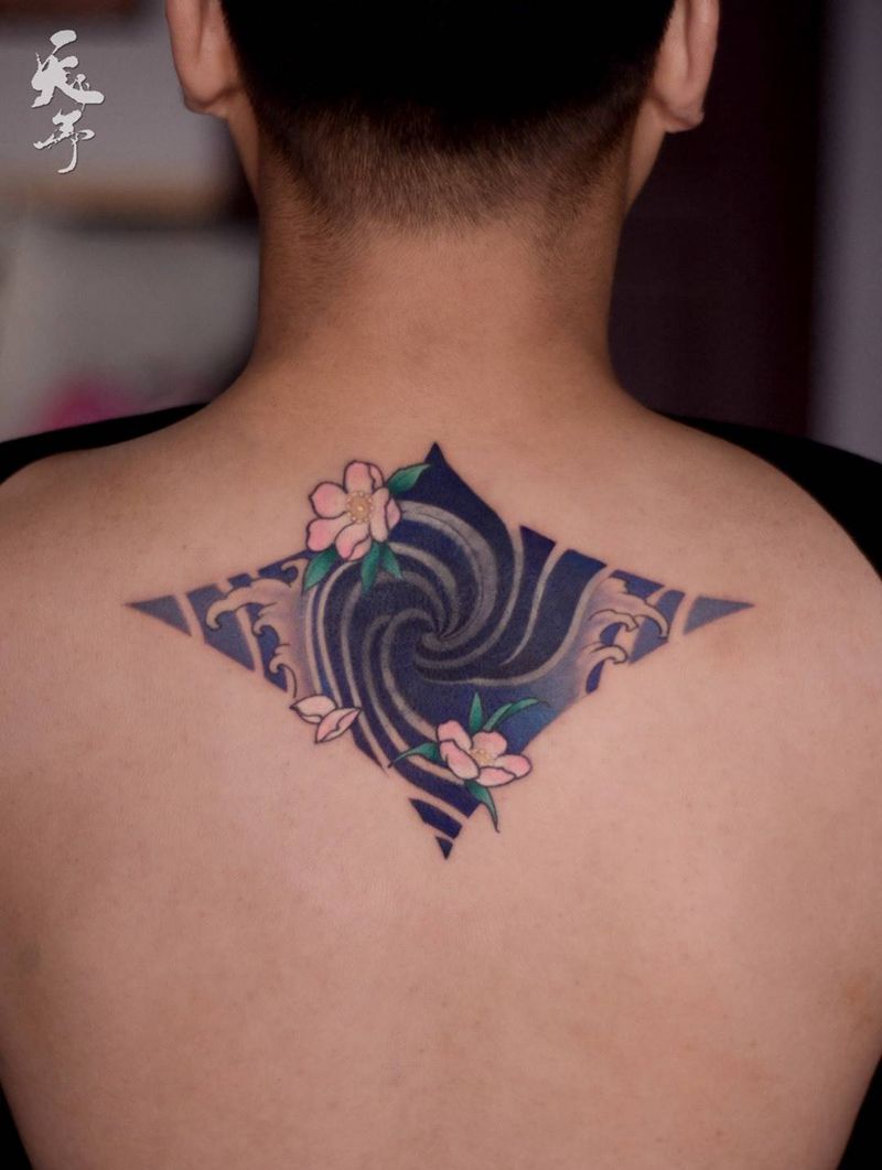 西安天予刺青彩色作品纹身图片