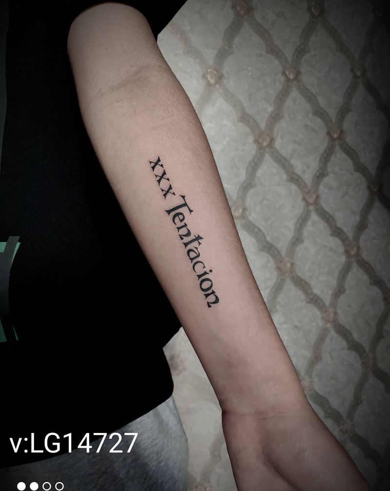 字母纹身图片_手臂纹身图案