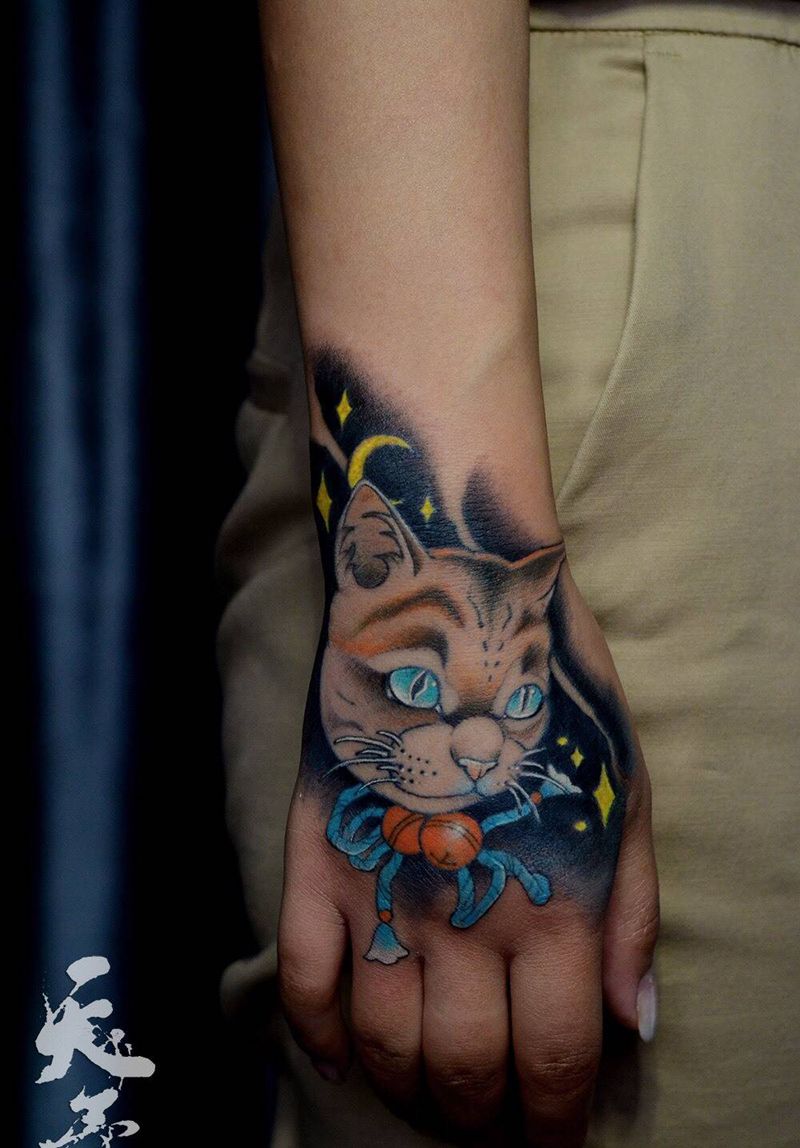 西安天予刺青彩色作品纹身图片