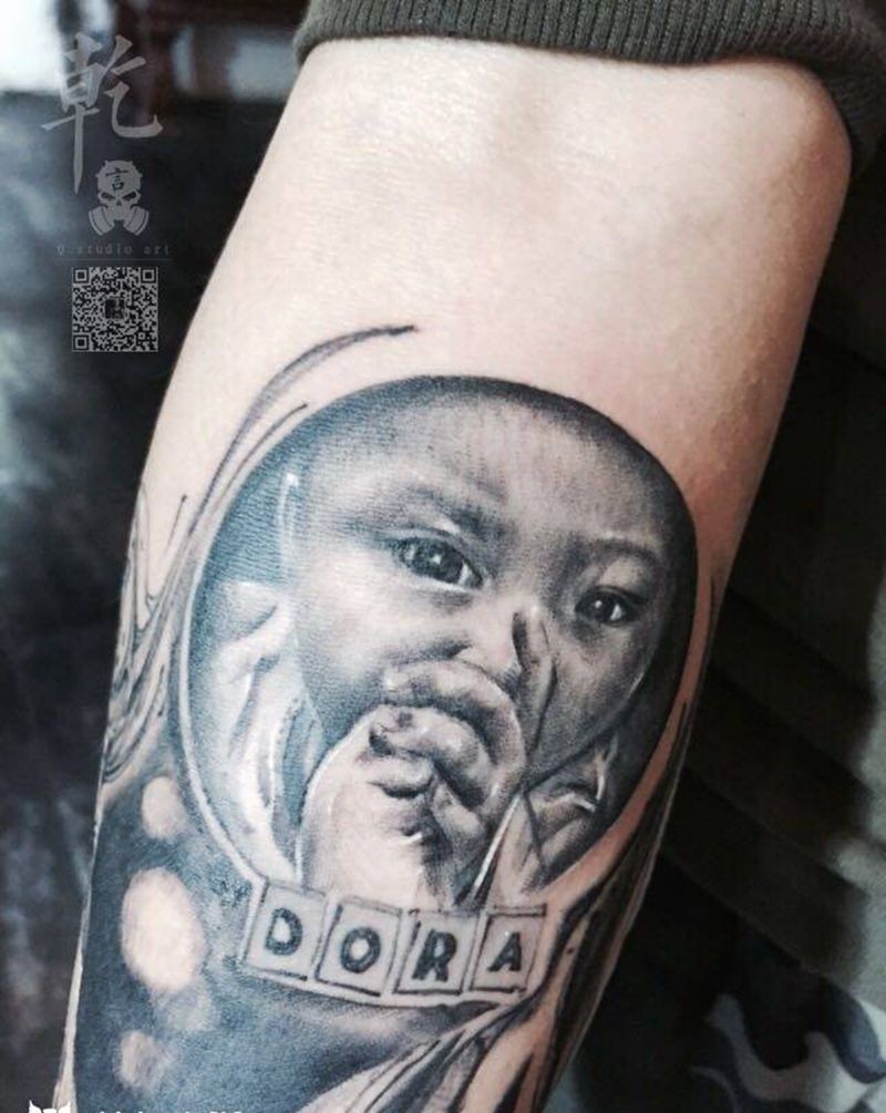 Baby纹身图片