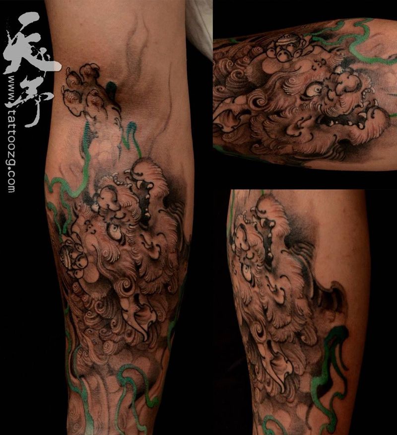 西安天予刺青传统作品纹身图片_成品胸部手臂腿部传统人物动物鬼神原创西安纹身图案