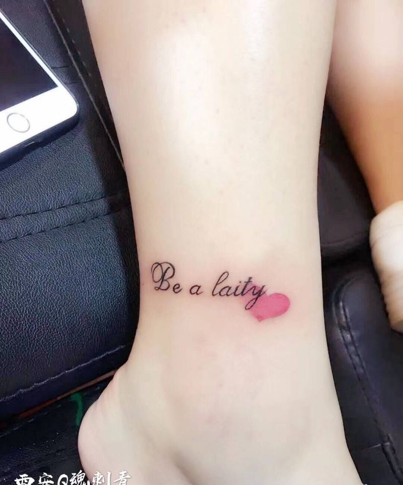 字体小清新纹身图片