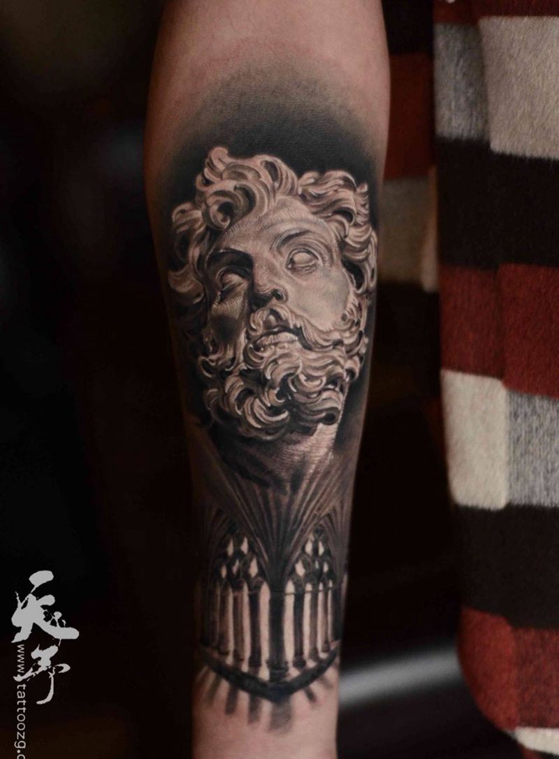 西安天予刺青写实作品纹身图片