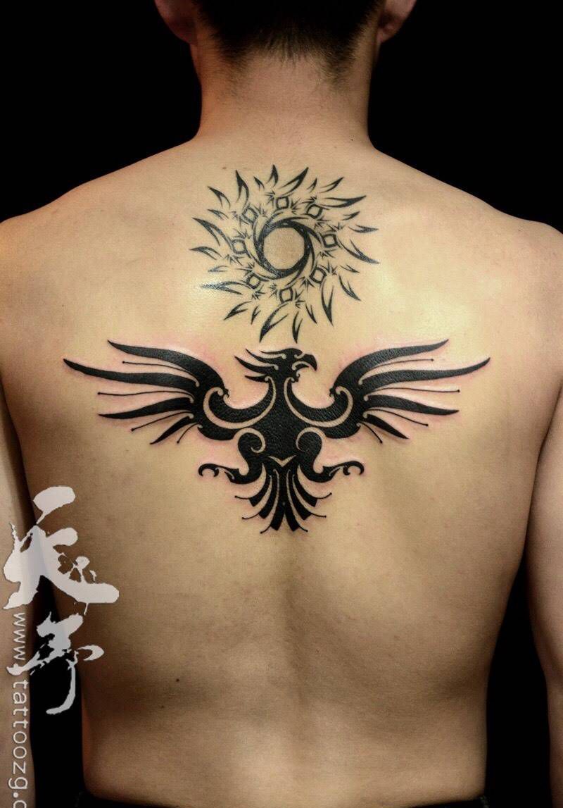 西安天予刺青文字图腾作品合集纹身图片_西安图腾字符几何原创成品纹身图案