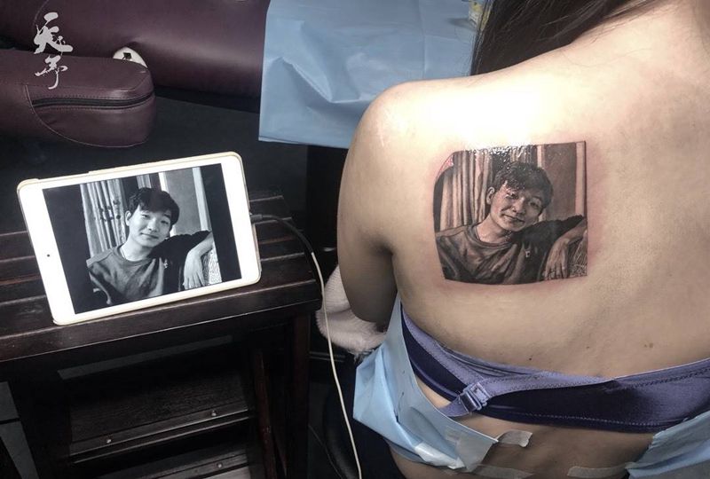 西安天予刺青写实作品纹身图片