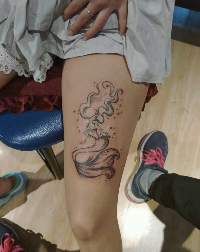 美人鱼纹身图片