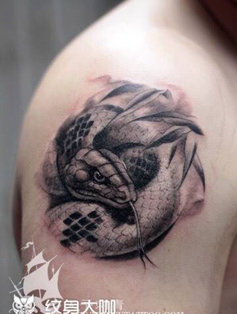 西安天予刺青黑灰作品合集纹身图片_黑灰西安原创成品纹身图案