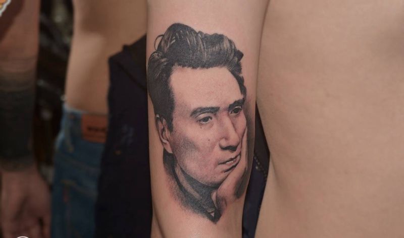 太宰治纹身图片