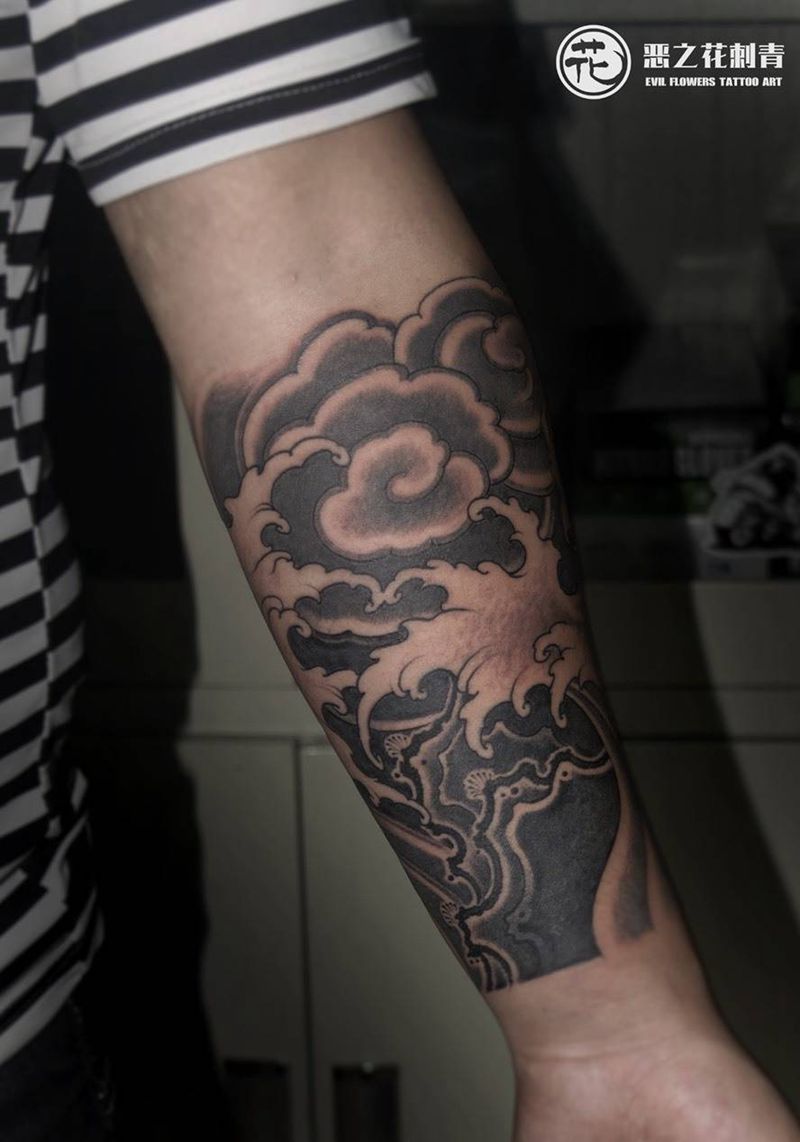 云浪纹身图片