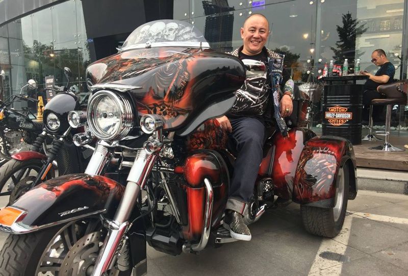 我爱哈雷戴维森！纹身图片_西安培训成品手稿插画原创纹身图案